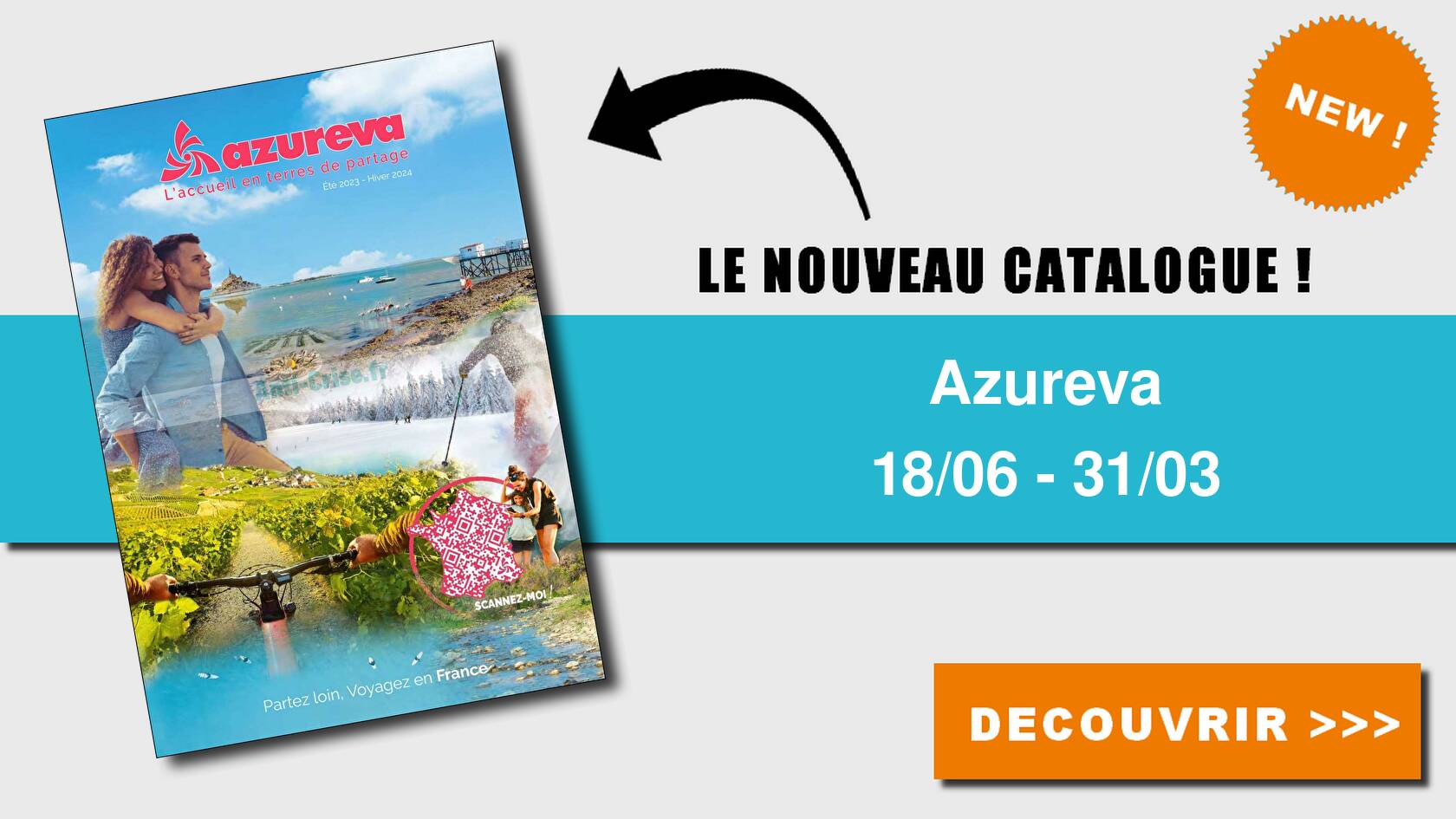 Anticrise.fr Catalogue Azureva du 18 juin 2023 au 31 mars