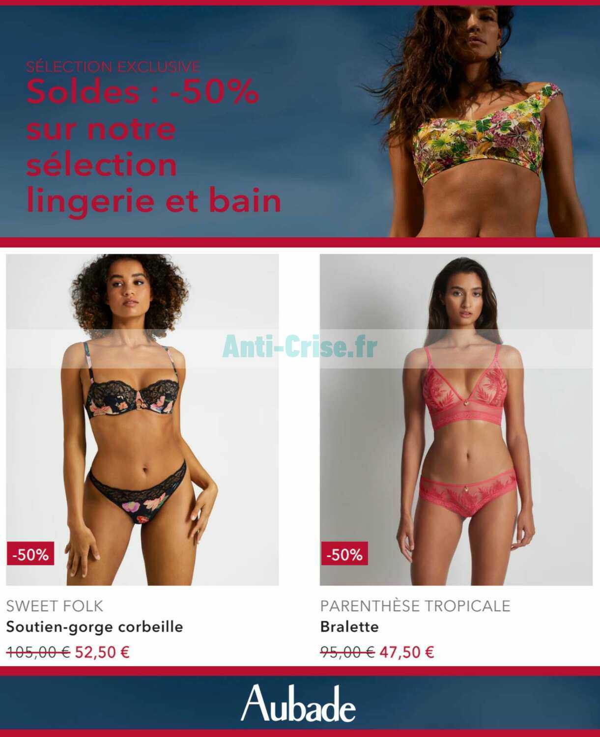 Anti crise.fr Catalogue Aubade du 23 juillet au 01 ao t