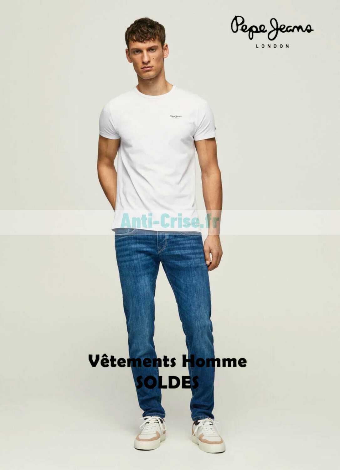 Soldes pepe jeans online homme