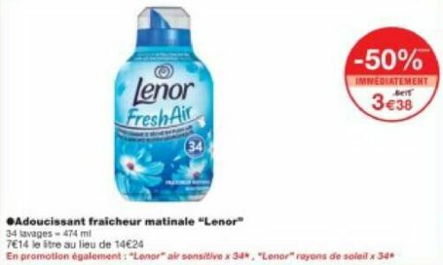 Assouplissant Lenor chez Monoprix (30/08 – 10/09)Assouplissant  Lenor chez Monoprix (30/08 - 10/09) - Catalogues Promos & Bons Plans,  ECONOMISEZ ! 