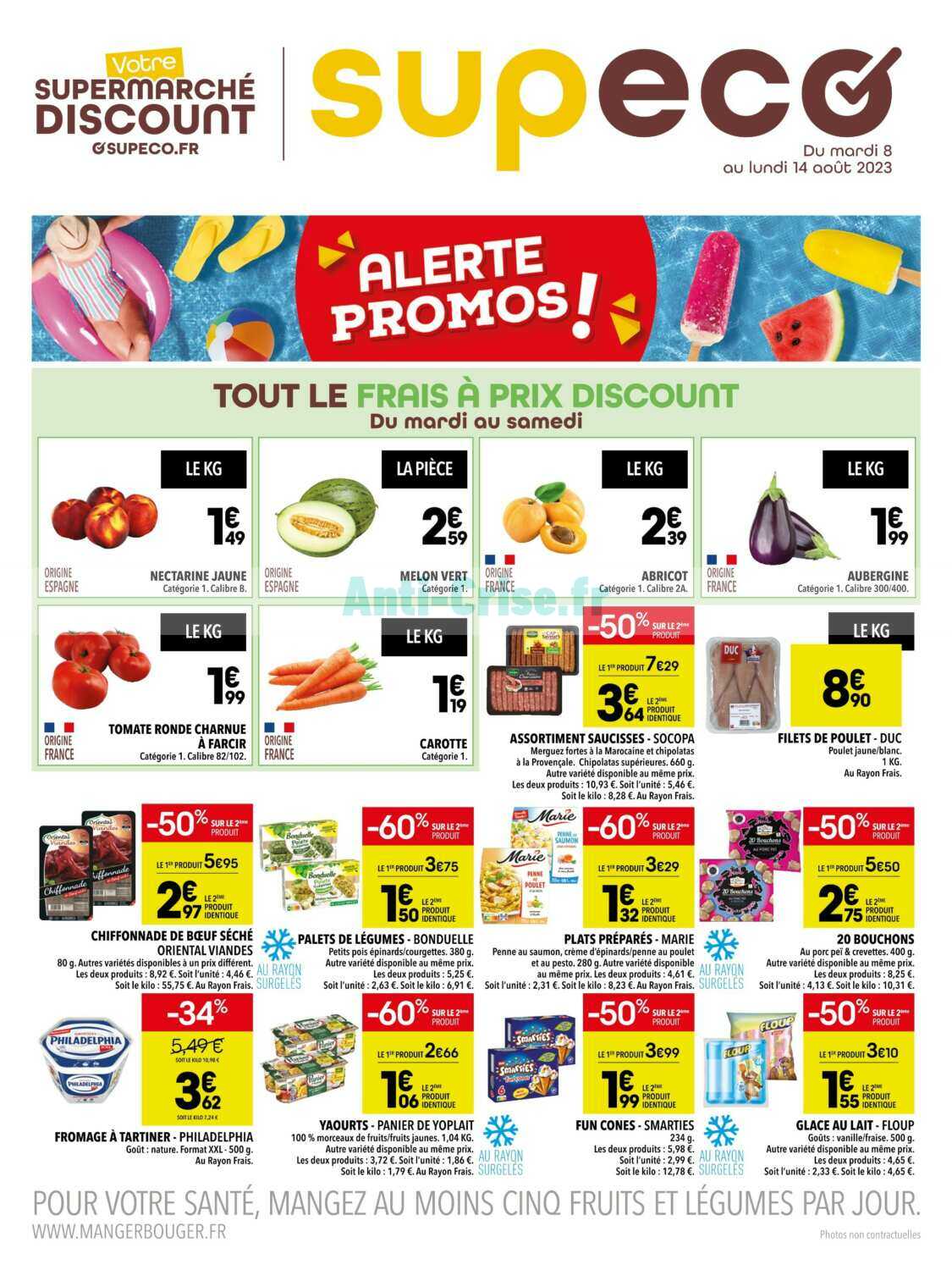 Catalogue Carrefour Supeco du 03 au 10 août 2023