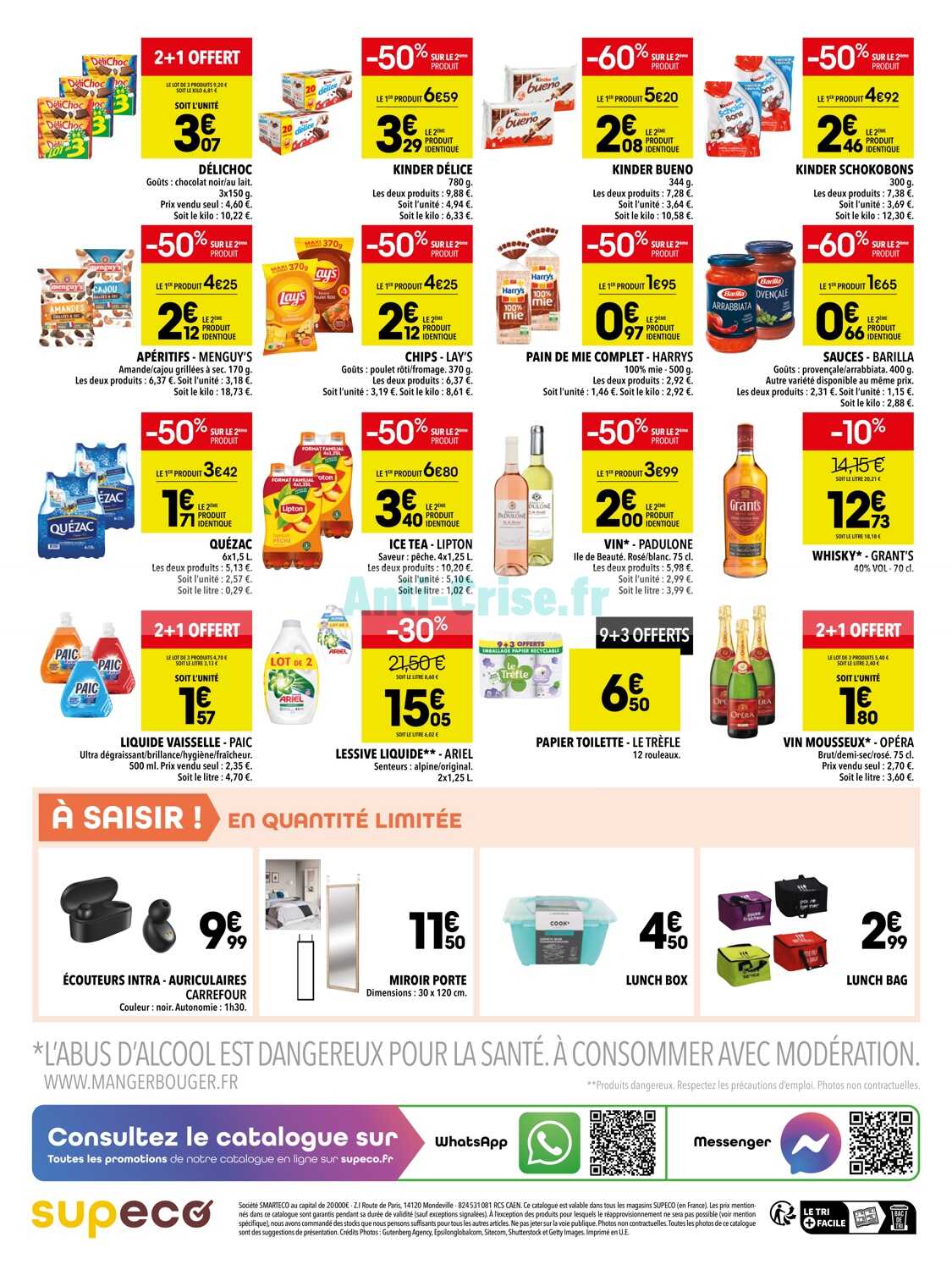 Catalogue Carrefour Supeco du 03 au 10 août 2023