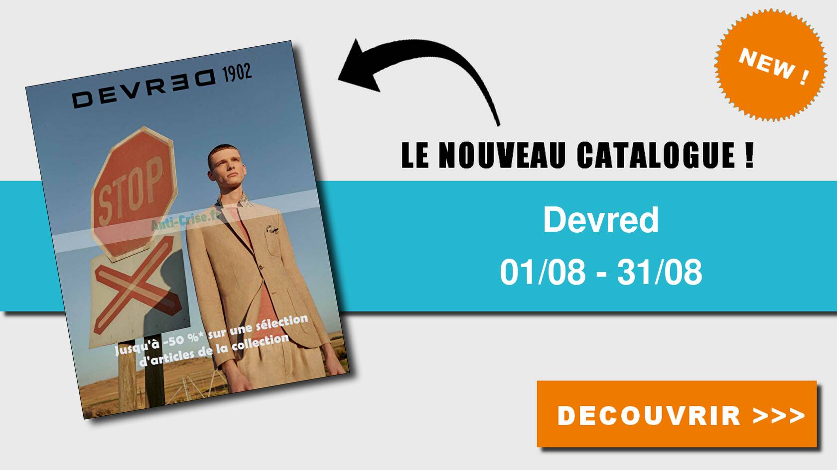 Devred Page De Garde Anti-crise.fr | Catalogue Devred du 01 au 31 août 2023DEVRED : le