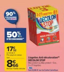 Lingette Anti-Décoloration Max Protect DECOLOR STOP