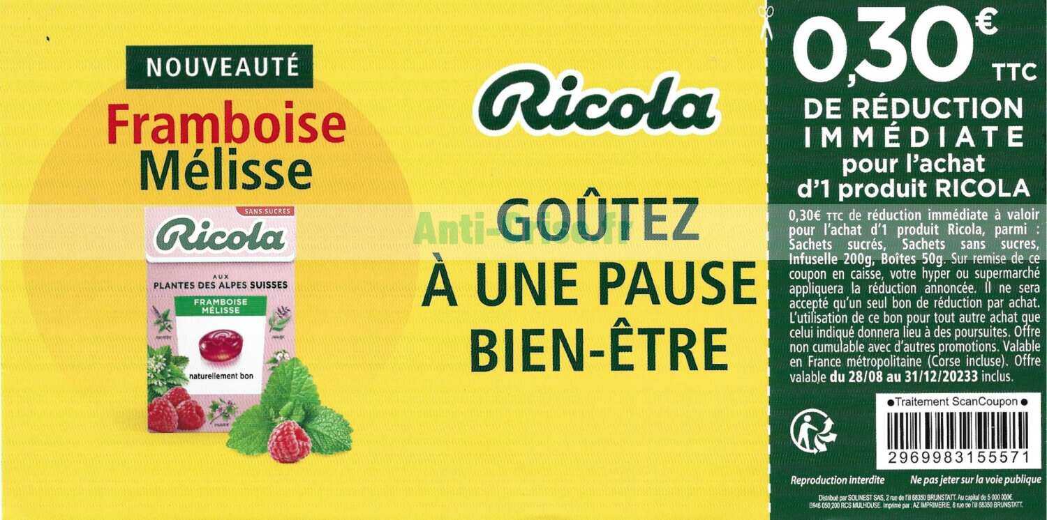 Ricola - Infuselle aux Plantes Boîte de 200g