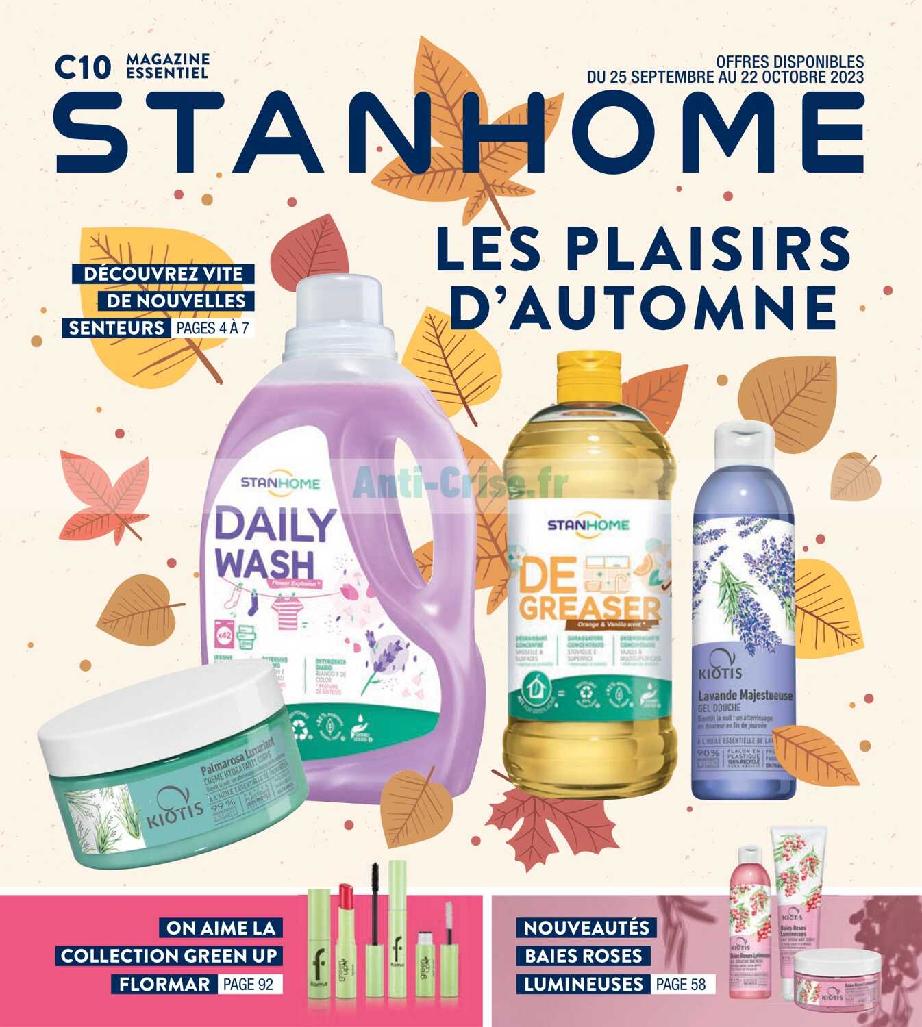 Stanhome Panorama des produits à partir du 25/09/2023 - promo en ligne