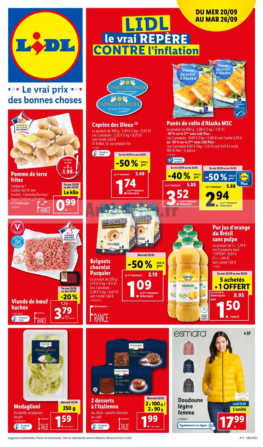 Anti-crise.fr | Catalogue Lidl du 20 au 26 septembre 2023LIDL : le nouveau  catalogue du 20 au 26 septembre 2023 est disponible! Que vous réserve le  dernier catalogue ?