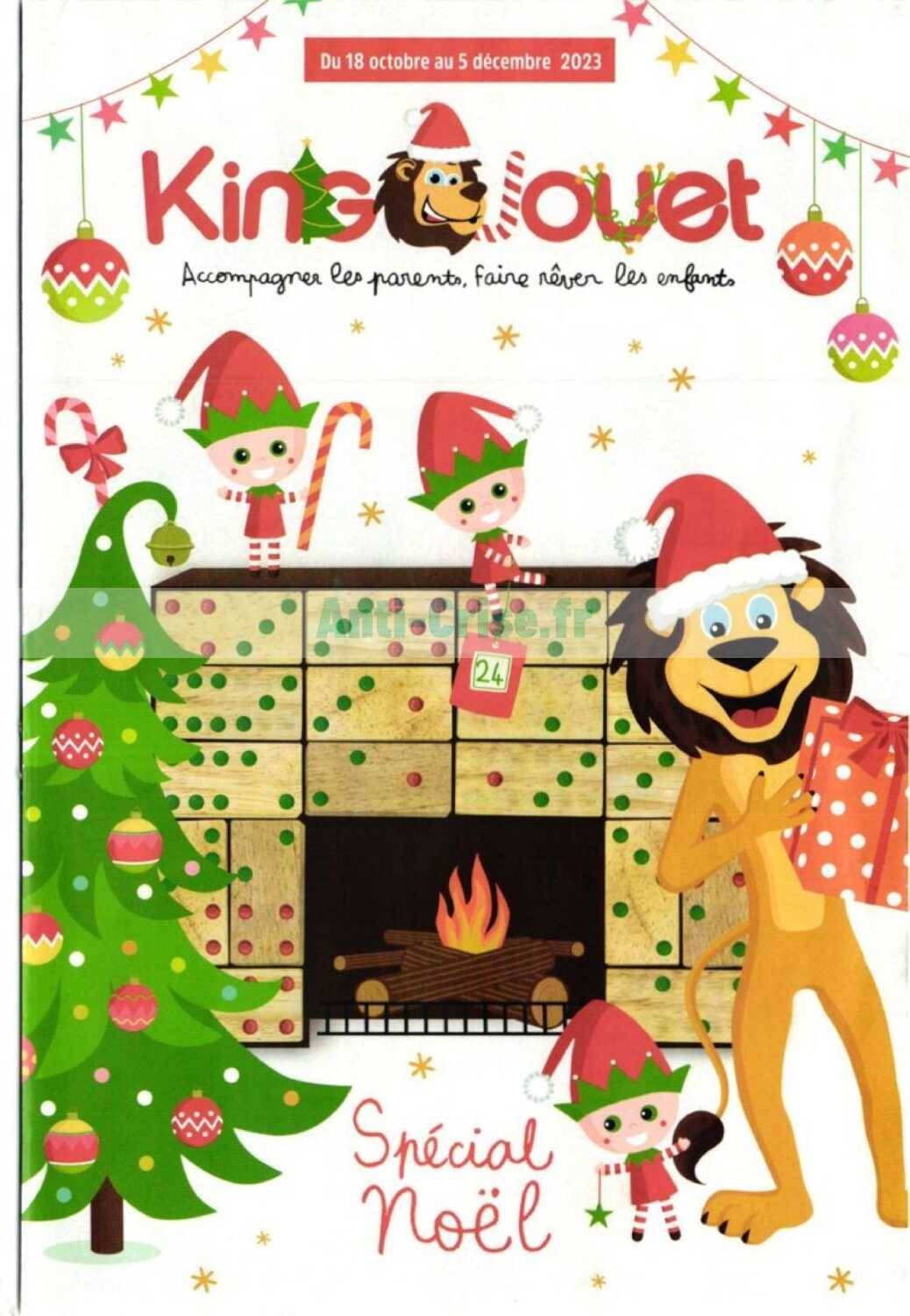 Catalogue King Jouet du 18 octobre au 05 décembre 2023 ( jouets de Noël)KING JOUET : le nouveau catalogue du 18 octobre au 05  décembre 2023 est disponible! Découvrez ce qui
