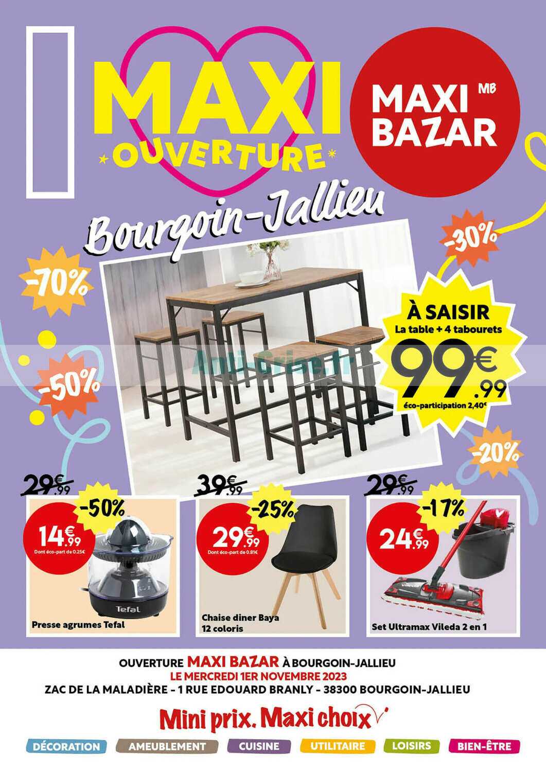 Epices pas cher - Maxi Bazar