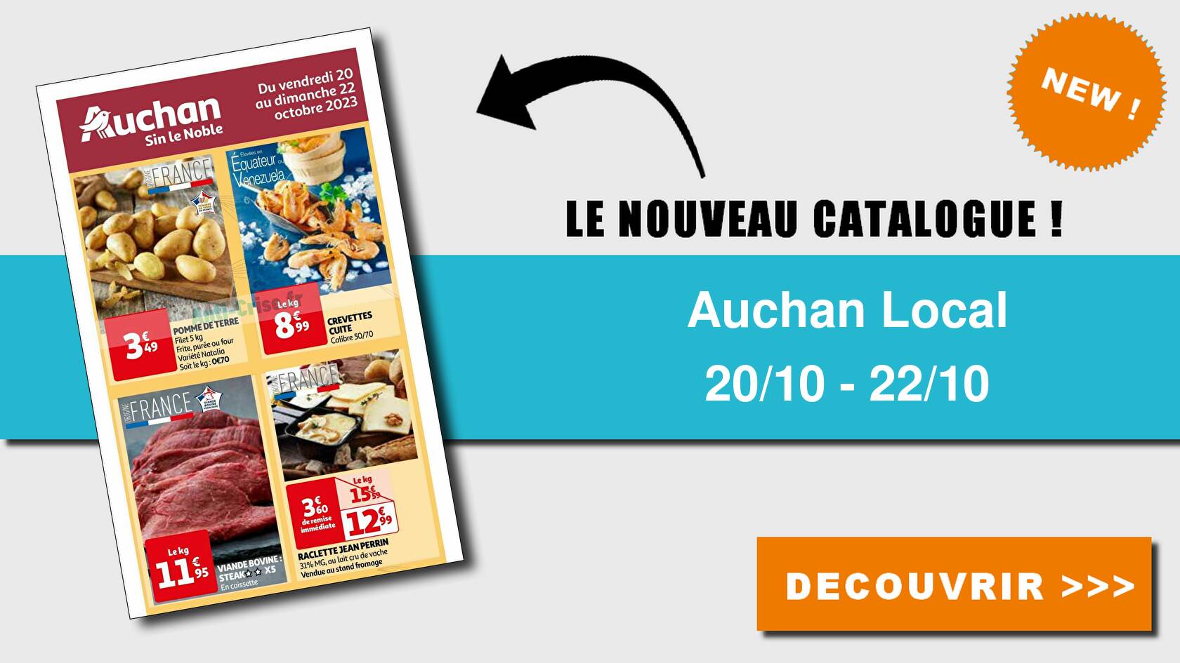 Anti-crise.fr | Catalogue Auchan Local du 20 au 22 octobre 2023 (Sin le