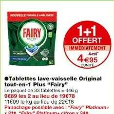 Tablette lave-vaisselle Dash Fairy
