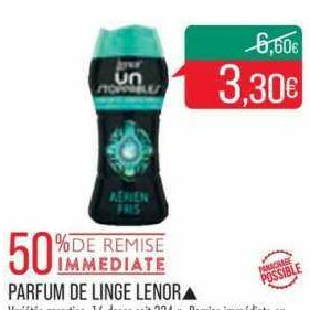 Lénor - Parfum de linge unstoppables envolée d'air frais - Supermarchés  Match