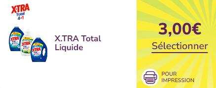 Bons de réduction gratuits X•TRA – Lessive Liquide X•TRA Total 3+1 à  sélectionner – Coupon Network