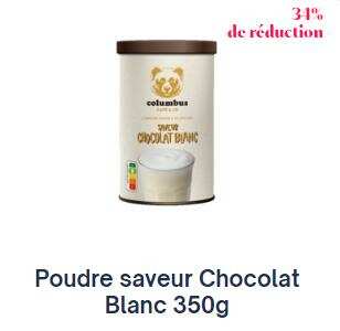 COLUMBUS - chocolat blanc en poudre 350g