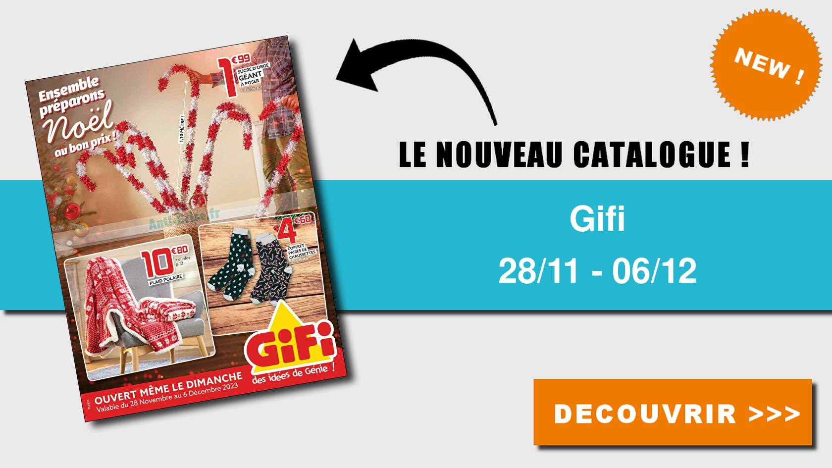 Chaussettes gifi discount