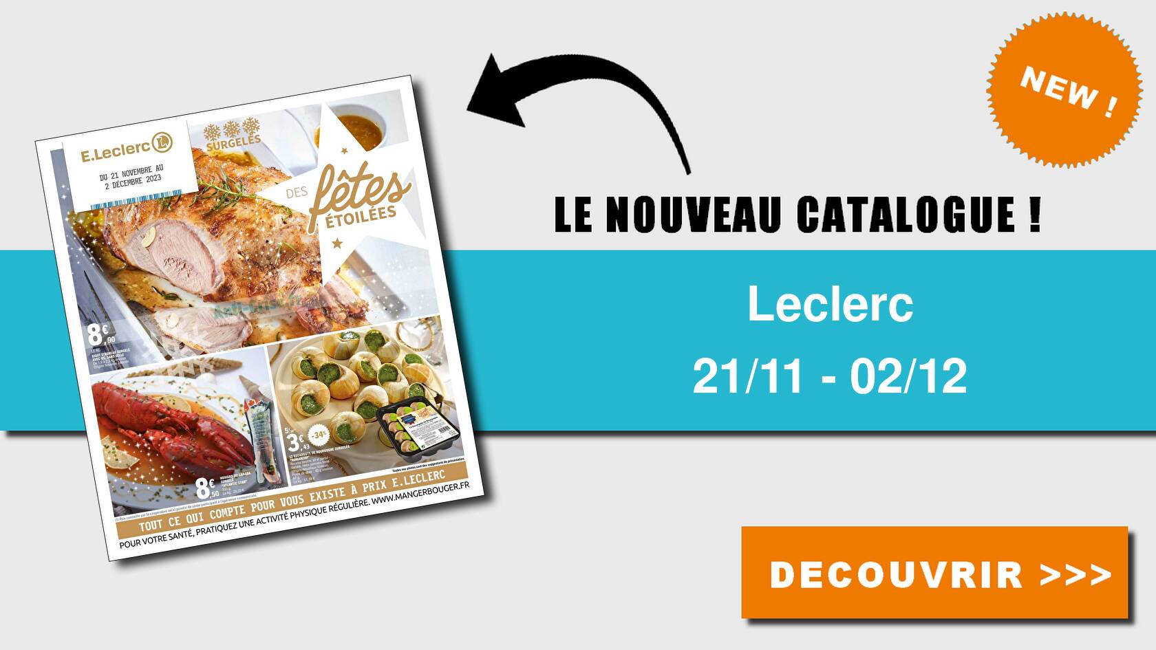 Anticrise.fr Catalogue Leclerc du 21 novembre au 02 décembre 2023