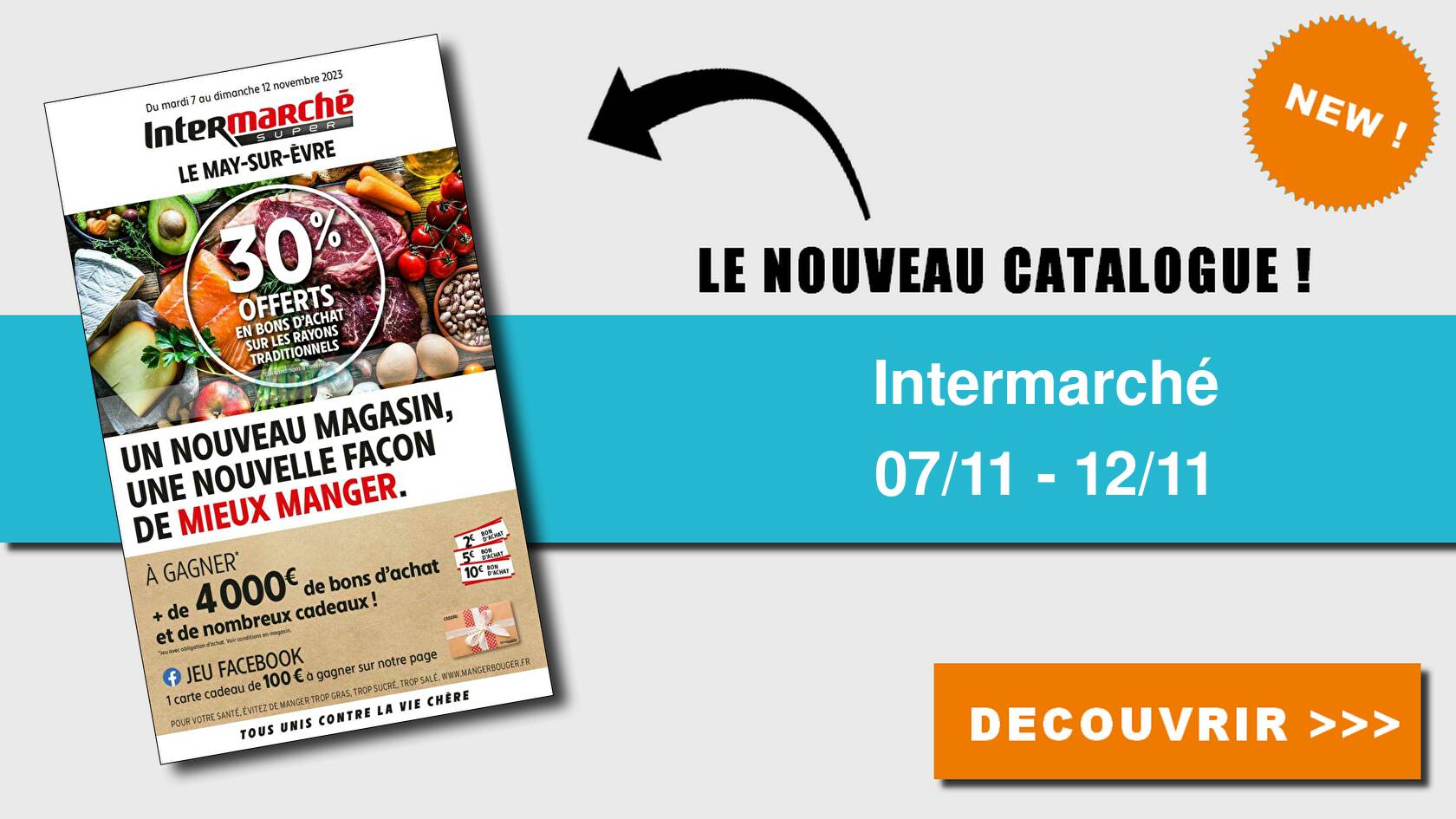 Anti-crise.fr | Catalogue Intermarché du 07 au 12 novembre 2023 (Le May