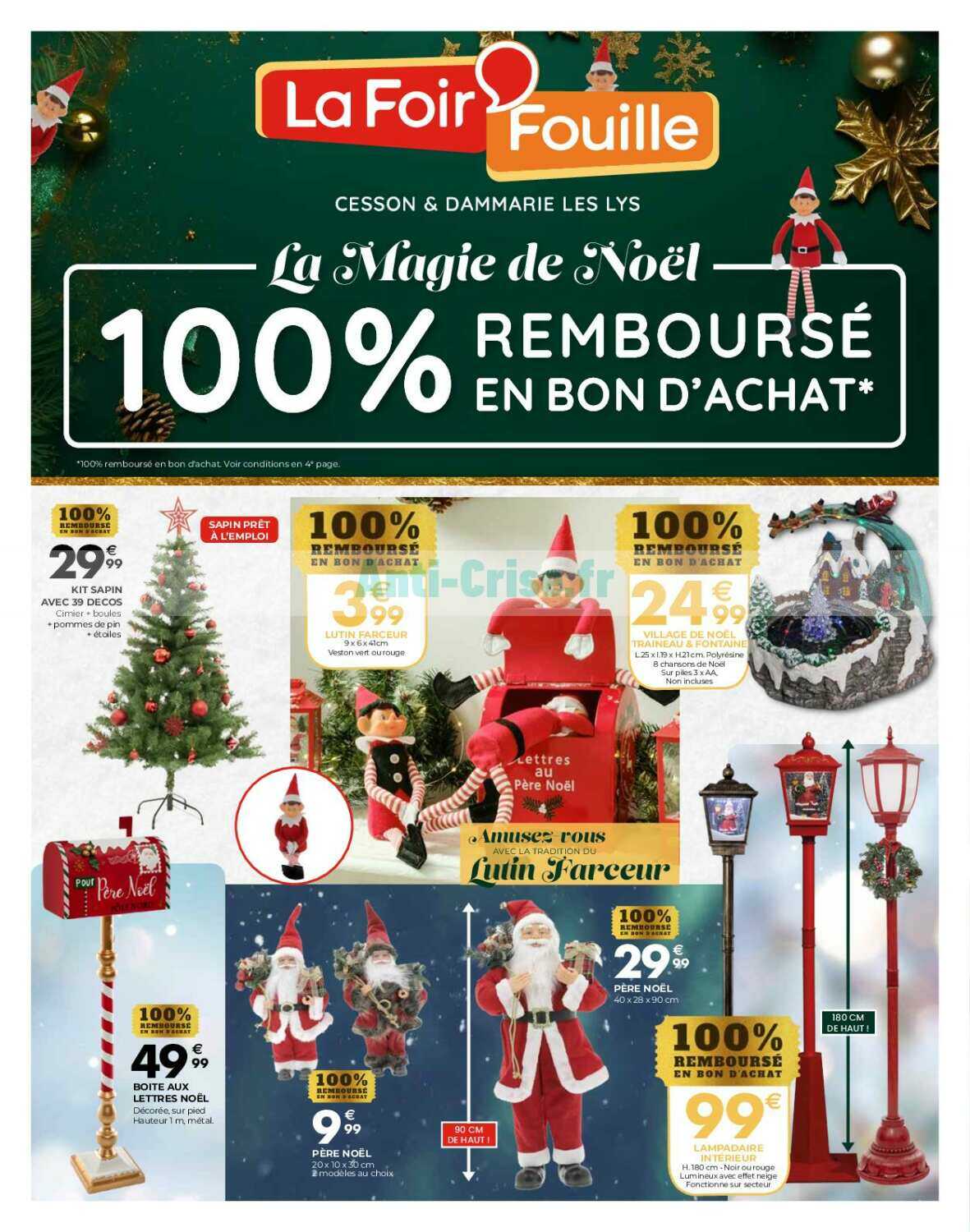 Village de Noël pas cher - La Foir'Fouille