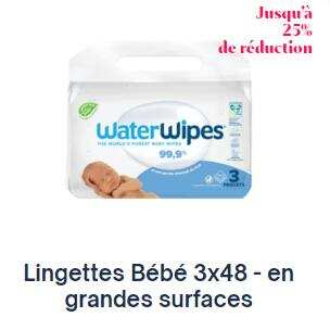 Shopmium  Lingettes Bébé Waterwipes