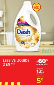 Lessive Liquide Dash chez Carrefour Market (19/12 – 31/12)Lessive  Liquide Dash chez Carrefour Market (19/12 - 31/12) - Catalogues Promos &  Bons Plans, ECONOMISEZ ! 