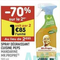 Nettoyant désinfectant multi-surfaces Mr Propre Professional - Spray 750 ml  sur