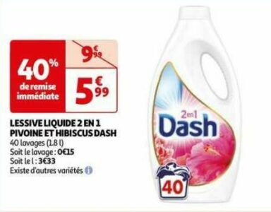 Lessive Liquide Dash chez Carrefour Market (19/12 – 31/12)Lessive  Liquide Dash chez Carrefour Market (19/12 - 31/12) - Catalogues Promos &  Bons Plans, ECONOMISEZ ! 