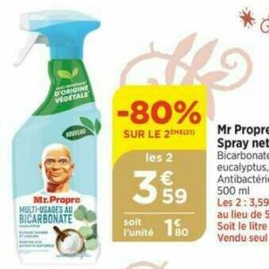 Nettoyant Ménager Salle De Bain Fraîcheur Febreze MR PROPRE : le spray de  500mL à Prix Carrefour