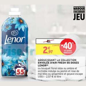 Lenor - La collection Divine - Coup de Foudre - 897 Ml
