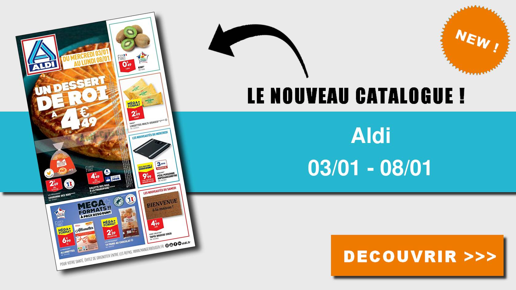 Calendrier 2024 à bas prix chez ALDI