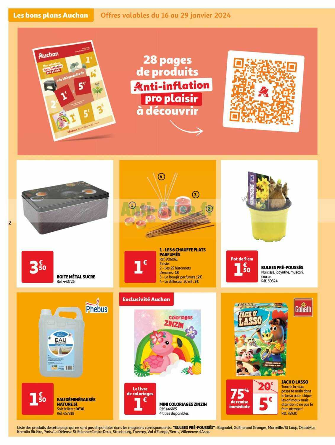 Catalogue Auchan du 16 au 22 janvier 2024AUCHAN : le  nouveau catalogue du 16 au 22 janvier 2024 est disponible! Voici les  dernières promos à ne pas manquer.