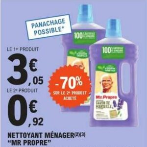 Promo Nettoyant Ménager St Marc chez E.Leclerc