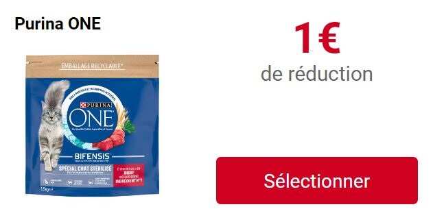 Bon De Rduction Croquette Chat Purina One