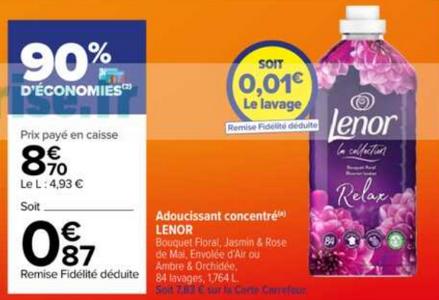 Adoucissant Lenor chez Carrefour (06/01 – 07/01)Adoucissant  Lenor chez Carrefour (06/01 - 07/01) - Catalogues Promos & Bons Plans,  ECONOMISEZ ! 