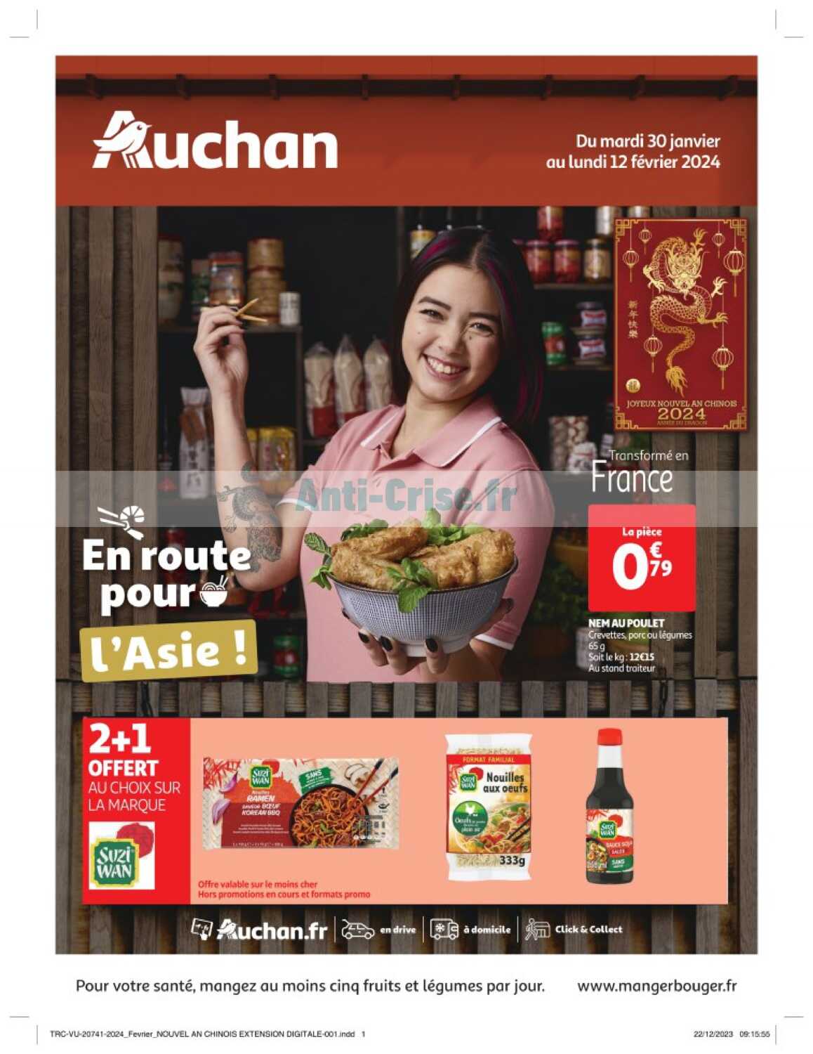 Anti-crise.fr | Catalogue Auchan du 30 janvier au 12 février 2024 (Nouvel  an chinois)AUCHAN : le nouveau catalogue du 30 janvier au 12 février 2024  est disponible! Les nouvelles promos !