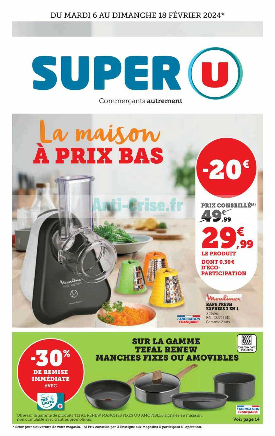 Promo FRIGOBLOC 2024- chez Super U