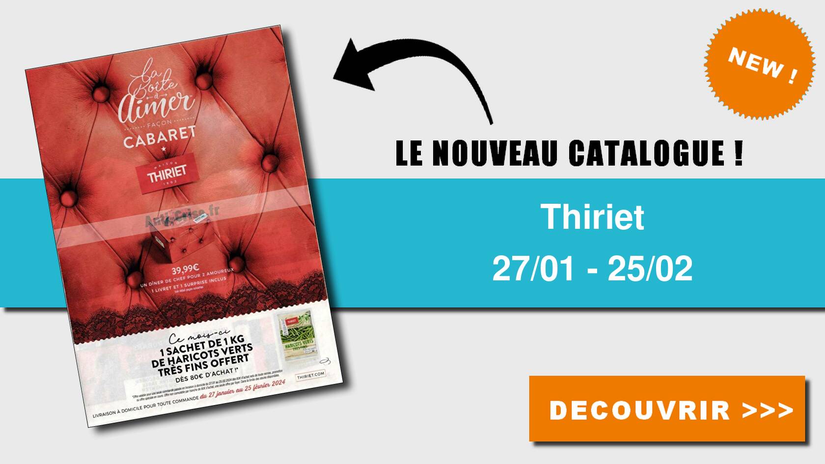 Anticrise.fr Catalogue Thiriet du 27 janvier au 25 février