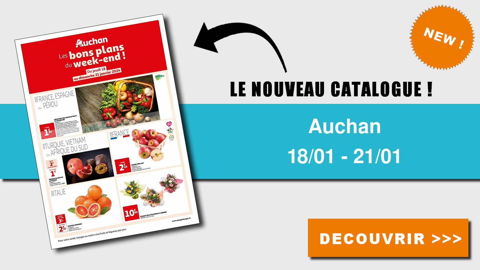 Anti-crise.fr | Catalogue Auchan Du 18 Au 21 Janvier 2024 (Bons Plans ...