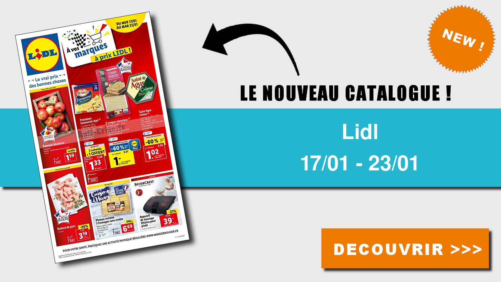 Anticrise.fr Catalogue Lidl du 17 au 23 janvier 2024LIDL le