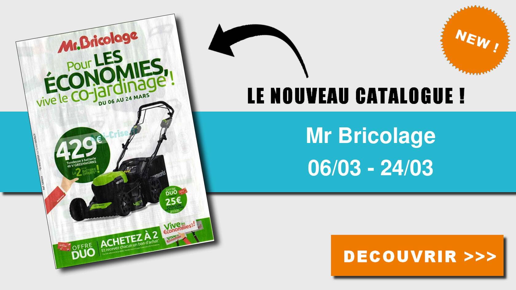Anti crise fr Catalogue Mr Bricolage Du 06 Au 24 Mars 2024MR anti-crise-fr-catalogue-mr-bricolage-du-06-au-24-mars-2024mr