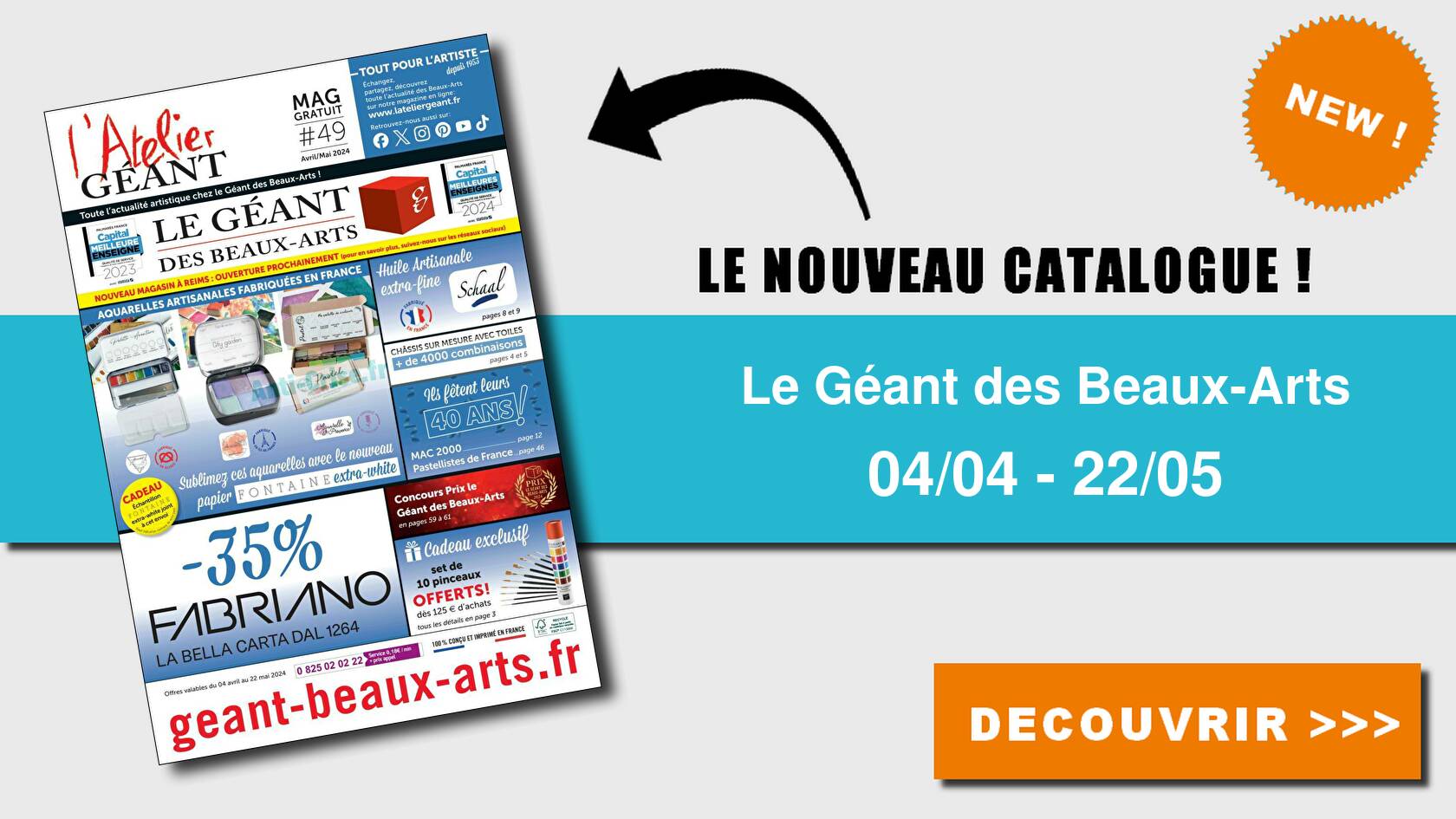 Geant Des Beaux Arts Catalogue Gratuit