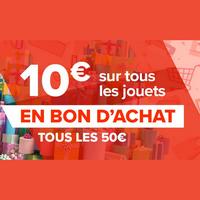 Carrefour : 10€ en Bons d’Achat tous les 50€ sur le Rayon Jouets (08/11 – 11/11)
