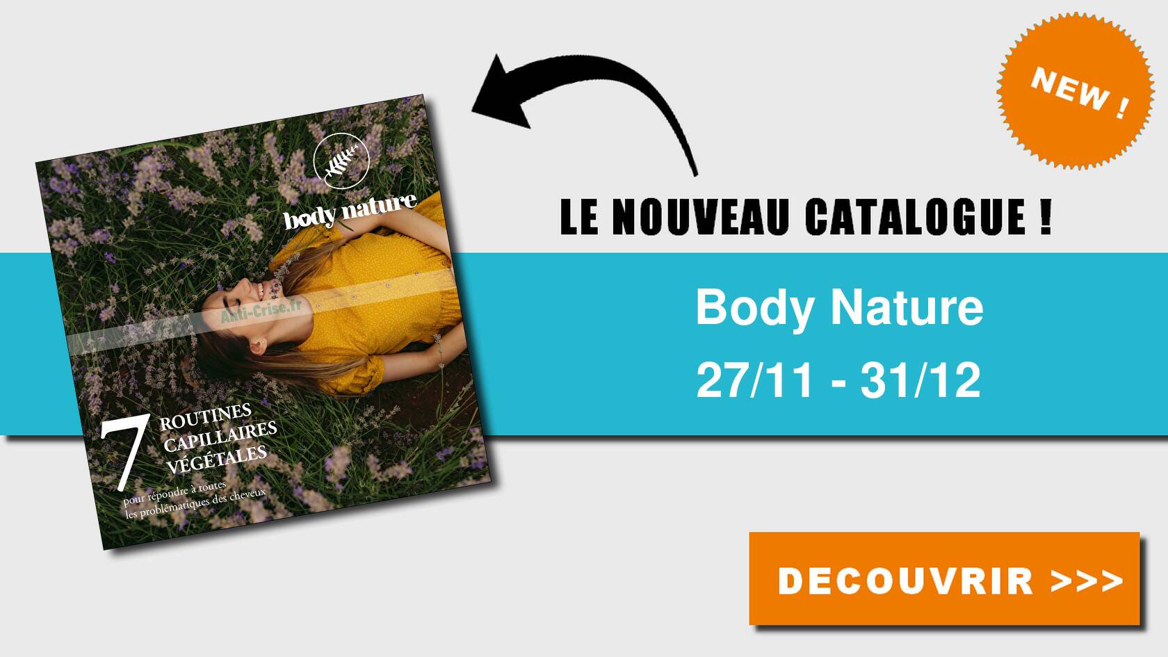 Anticrise.fr Catalogue Body Nature du 27 novembre 2024 au 31