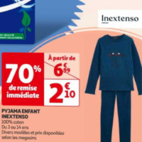 Pyjama Inextenso chez Auchan (28/01 – 09/02)