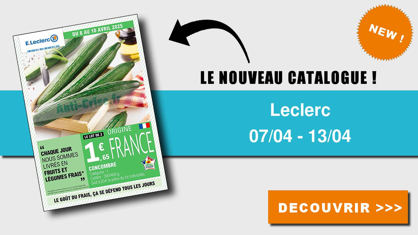 prix du hareng frais leclerc