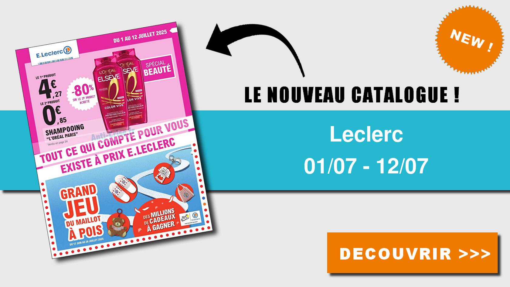 Catalogue du 01 au 12 juillet 2025