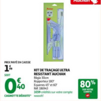 Kit de Traçage chez Auchan (08/07 – 20/07)
