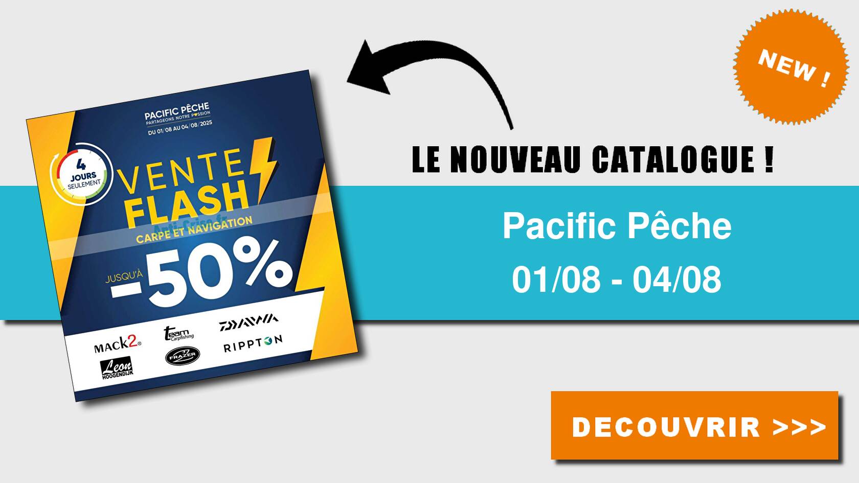 Anticrise.fr Catalogue Pacific Pêche du 01 au 04 août 2025PACIFIC