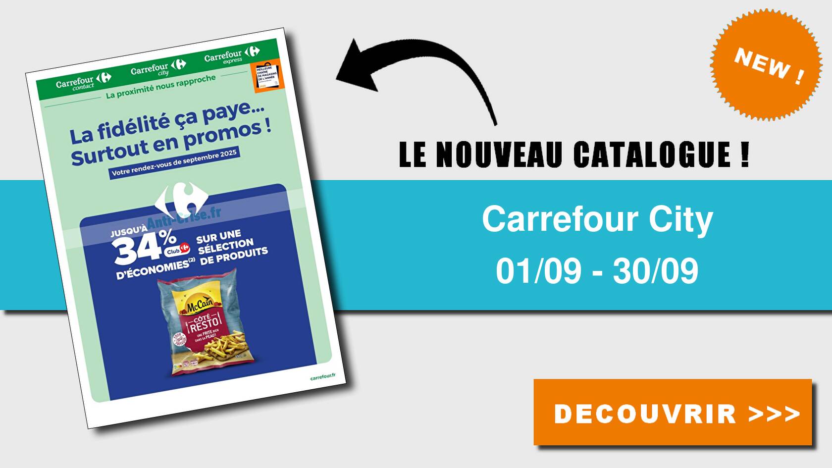 Catalogue du 01 au 30 septembre 2025