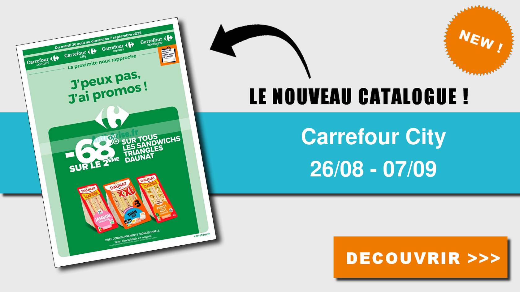 Catalogue du 26 ao&ucirc;t au 07 septembre 2025