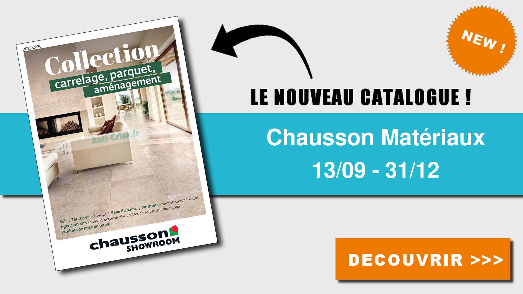 Catalogue du 13 septembre 2025 au 31 d&eacute;cembre 2026